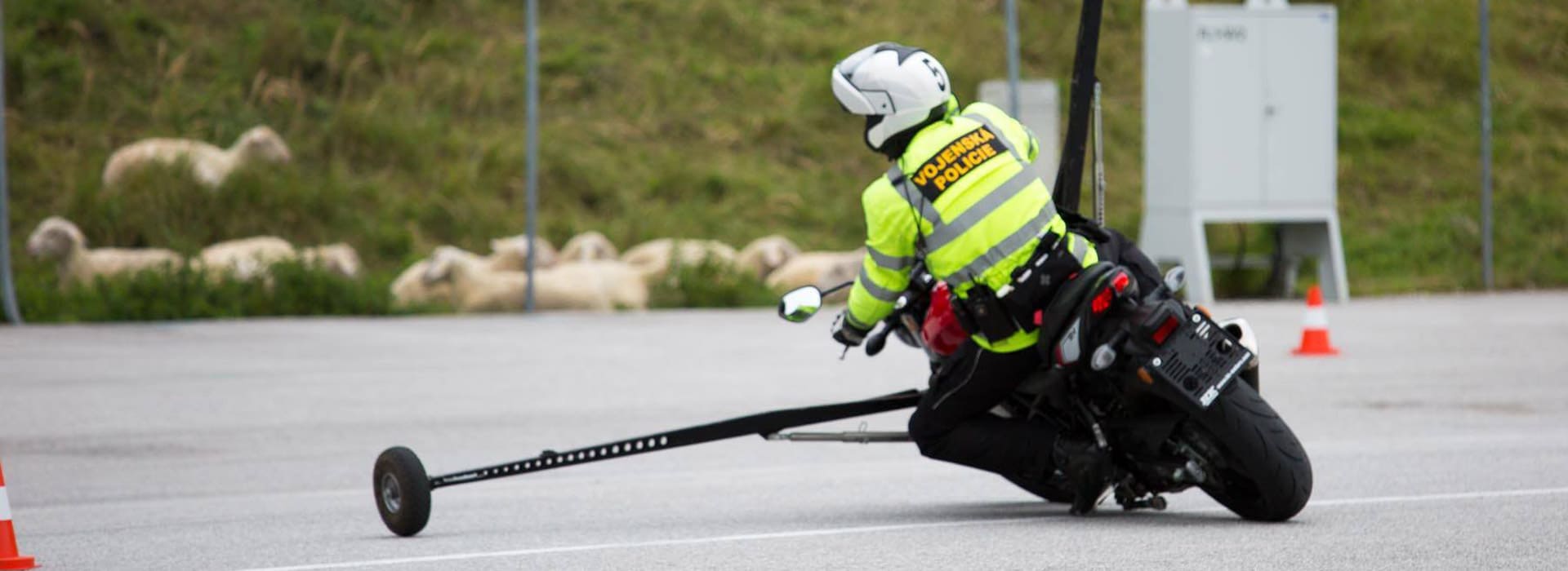 EM der IPMC mit dem Motorrad